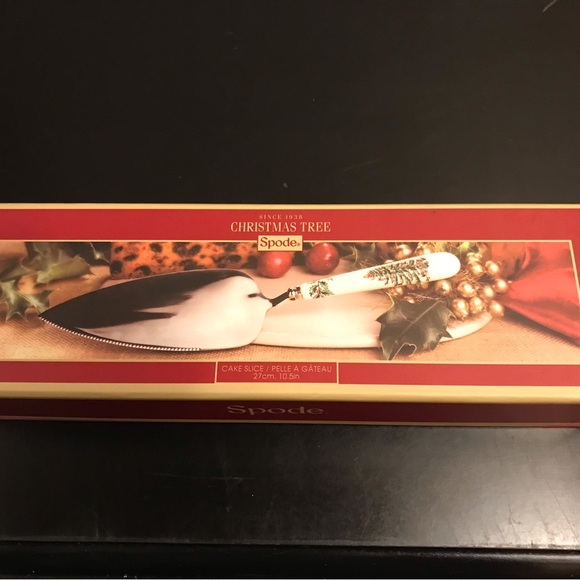 Spode Christmas Tree Cake Slicer. - Picture 2 of 3